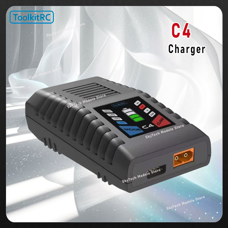 Drone Racing Charger - ToolkitRC C4 50 Вт Простое балансное