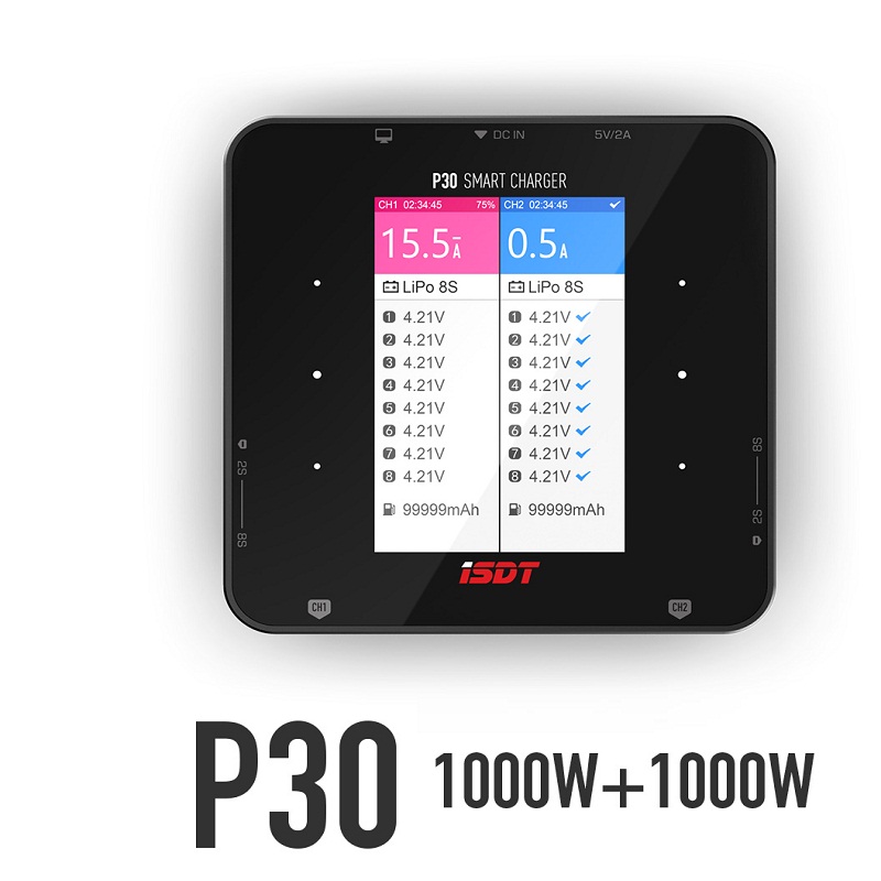 Drone Racing Charger - Зарядное устройство ISDT P30 Dual Balance