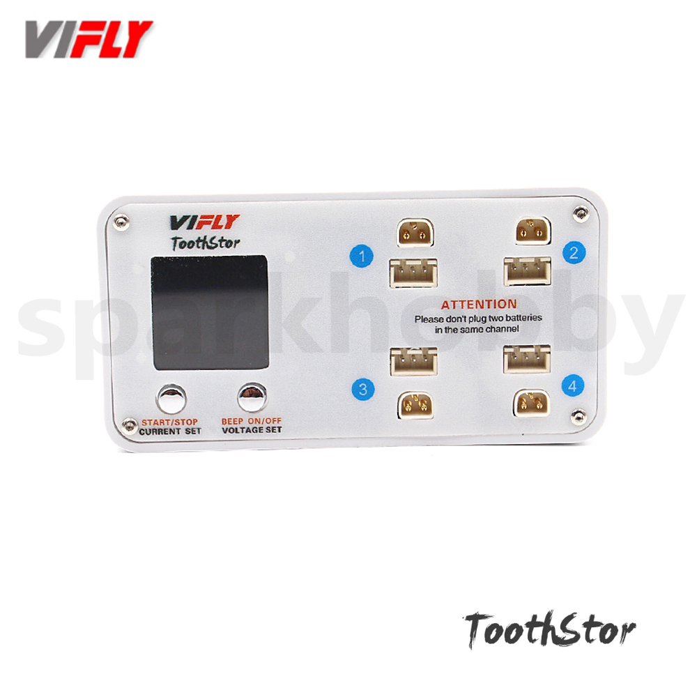Drone Racing Charger - VIFLY ToothStor 4-портовое балансное зарядное устройство