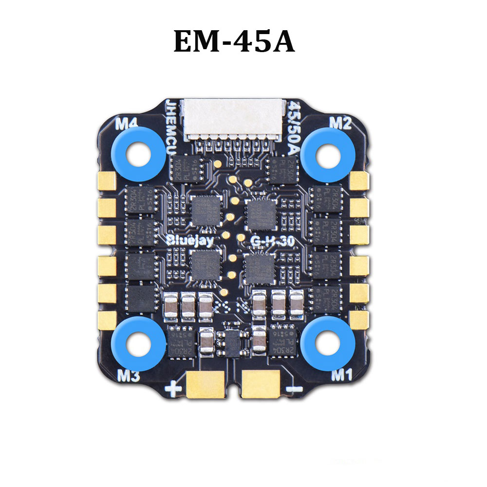 JHEMCU EM 45A/50A 4-в-1 Бескол – обзор и цена Drone Racing Esc
