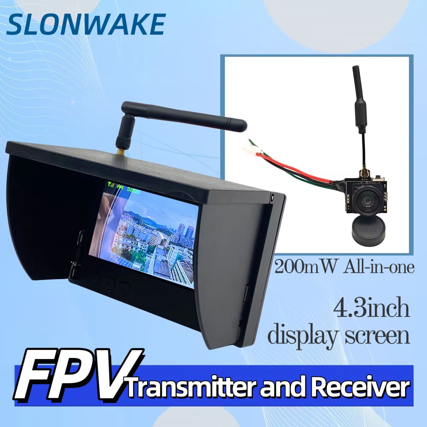 Аналоговая видеокамера SLONWAK – обзор и цена Drone Racing Transmitter