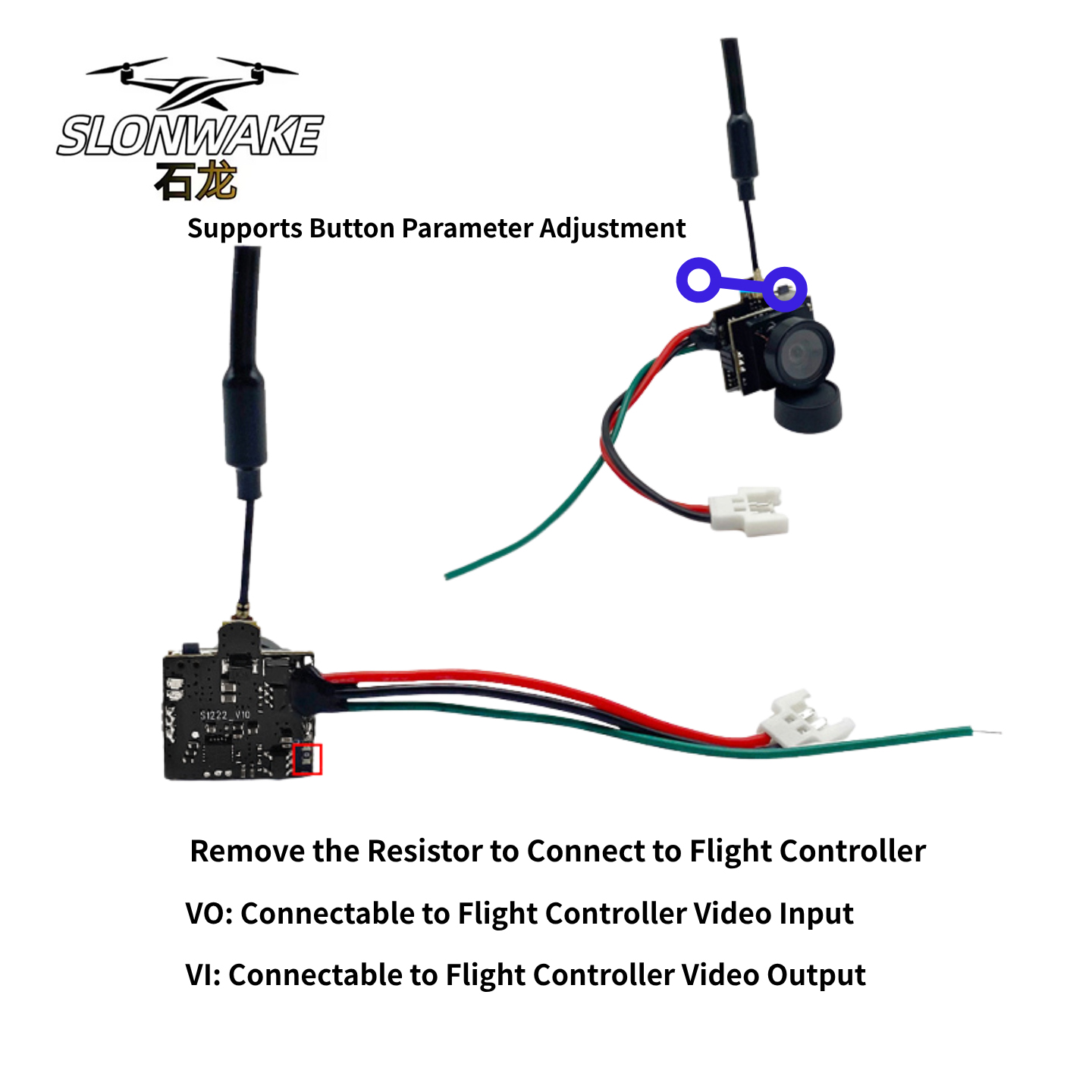 Аналоговая видеокамера SLONWAK – обзор и цена Drone Racing Transmitter
