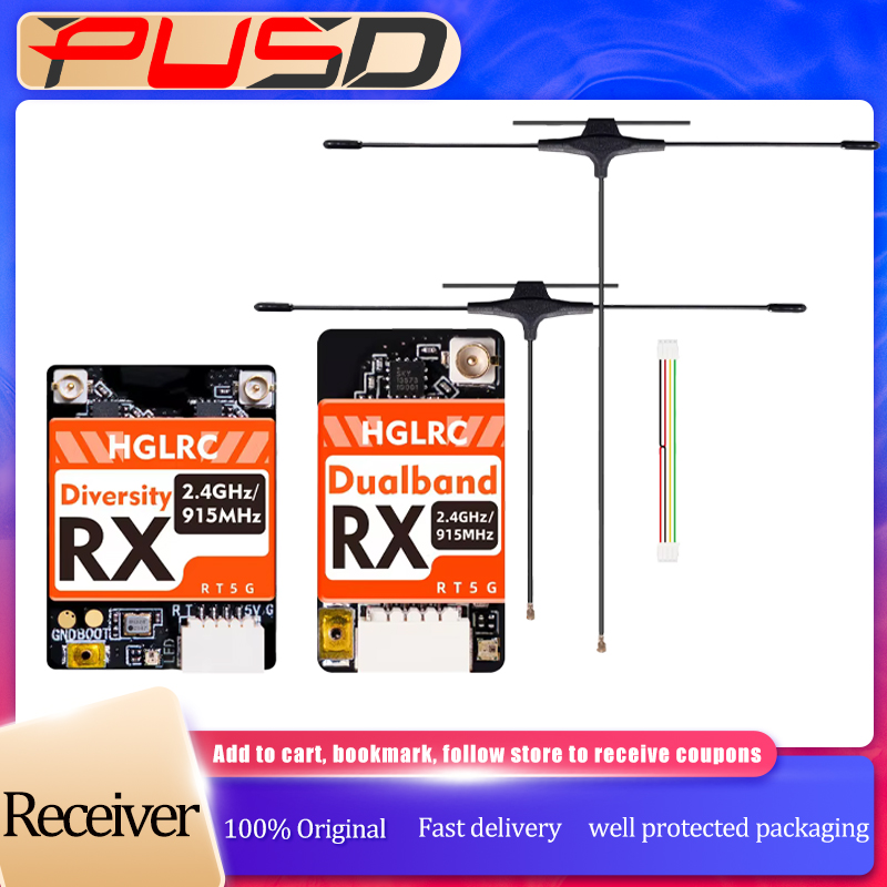 Двухдиапазонный приемник HGLRC – обзор и цена Drone Racing Receiver