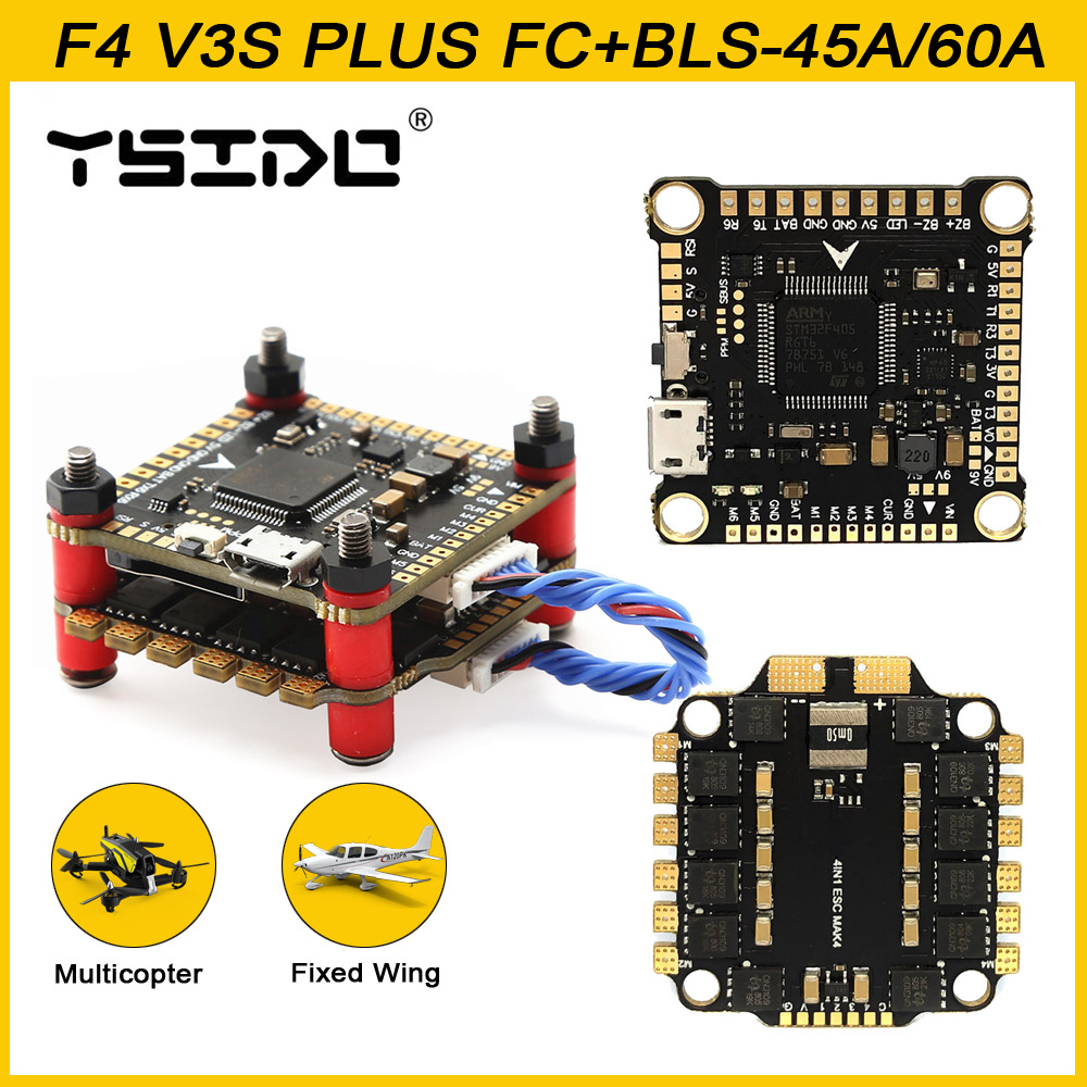 YSIDO NEW F4 V3S PLUS Управлен – обзор и цена Betaflight Fc F4