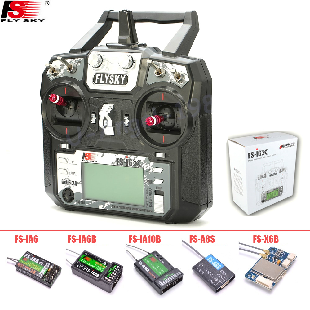 FLYSKY FS-i6X FS i6X 10CH 2,4  – обзор и цена Drone Racing Transmitter