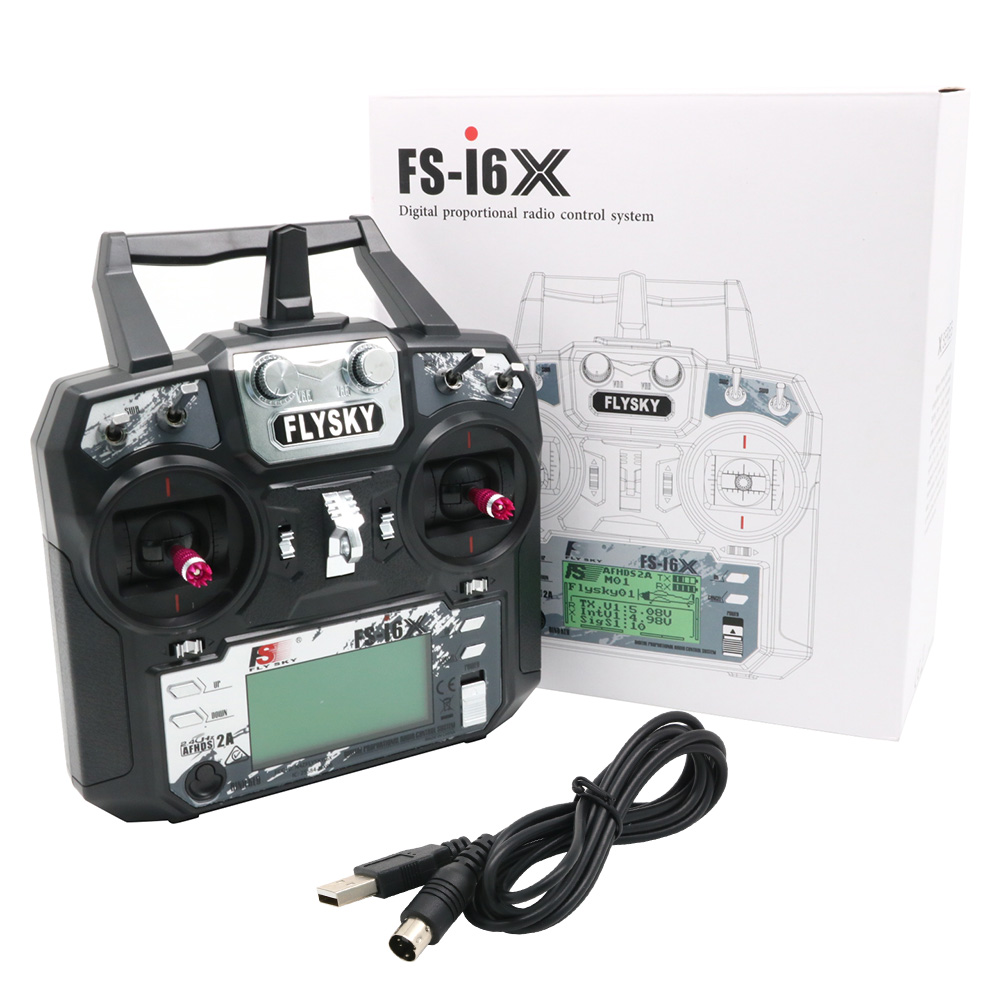 FLYSKY FS-i6X FS i6X 10CH 2,4  – обзор и цена Drone Racing Transmitter