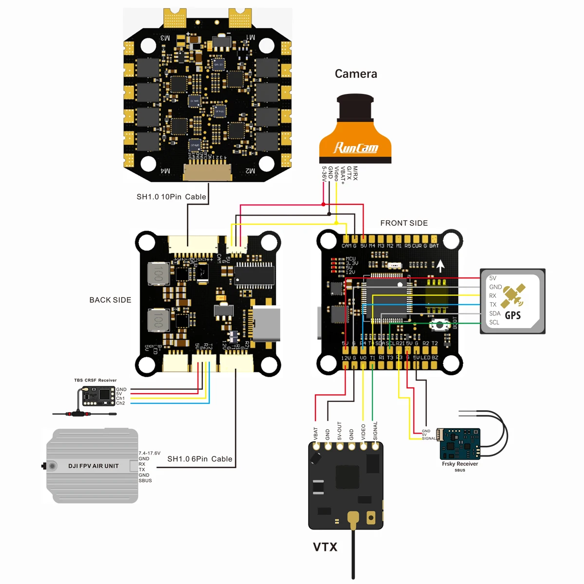 Полетный контроллер F405 F4 FC – обзор и цена Betaflight Fc F4